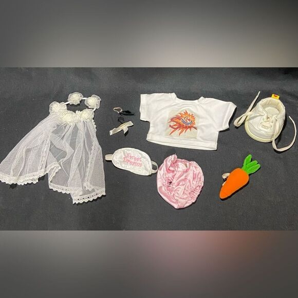 BUILD A BEAR Workshop BAB Tagged Clothing Cheerleader, Misc Bundle Lot 47 Pieces - Picture 5 of 6